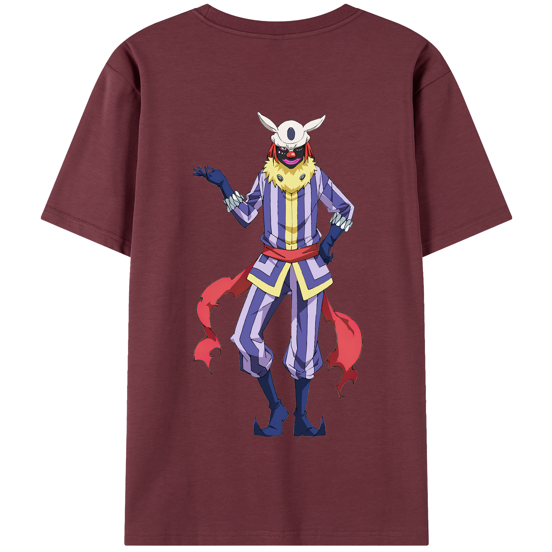 （画像用） 転スラ Regarding Reincarnated to Slime 綿100％半袖Tシャツ（背面プリント）